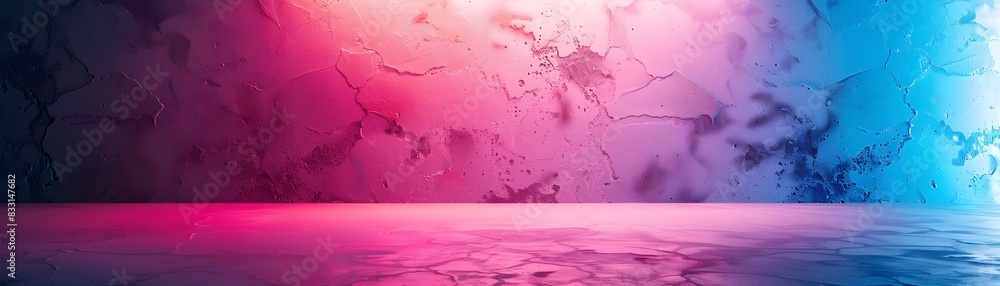 Poster Captivating Neon Gradient Backdrop for Showcasing Creative Concepts with Ample Copy Space
