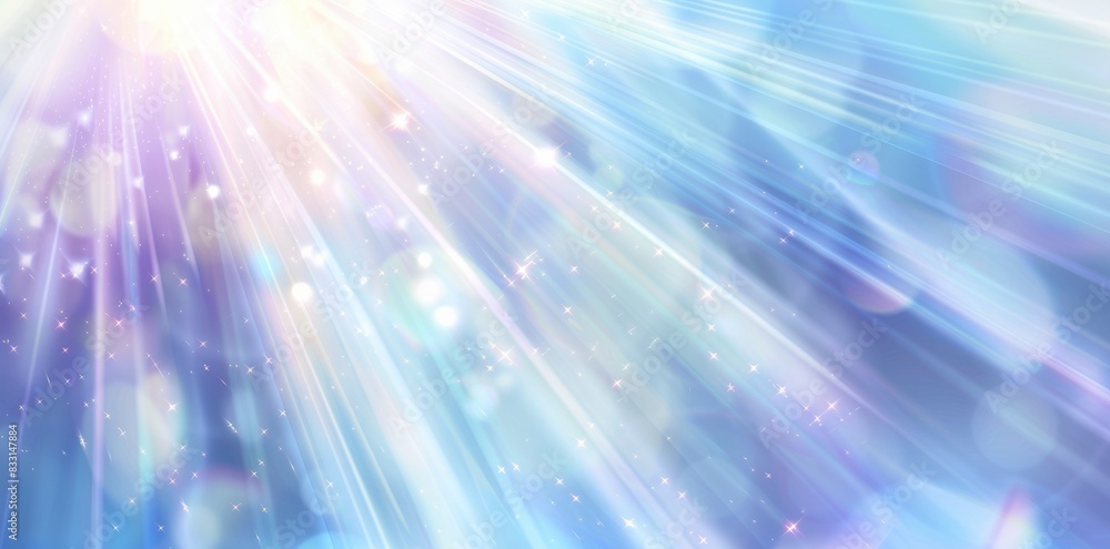 Poster abstract pastel color background with blurred lines and rays of light
