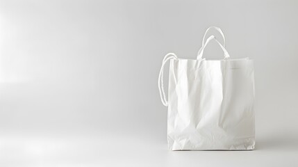 white paper bag for mockup