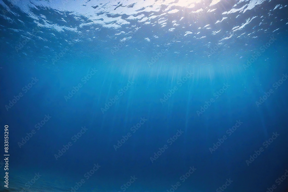 Canvas Prints underwater scene with bubbles