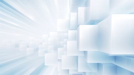 Modern white and light grey square white futuristic background. overlapped square pattern on technology background. 