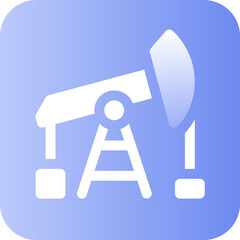 Oil and gas class development, vector icon