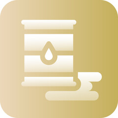 Oil spill class development, vector icon