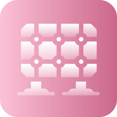 Solar Panels turbine icon, Renewable Energy logo Concept