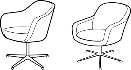 2 swivel-chair icon