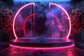 glass ball in the night