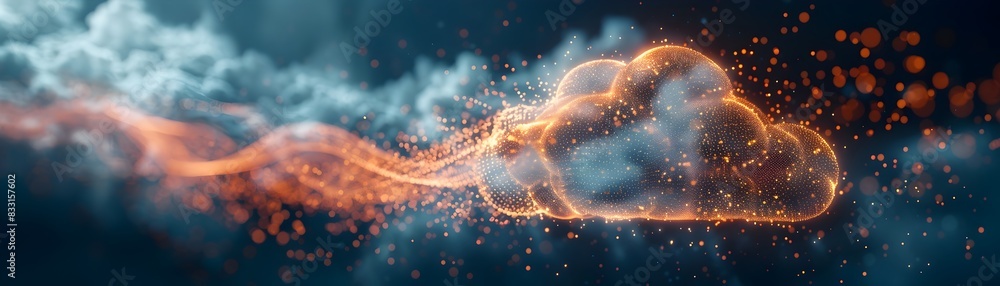 Poster innovative cloud based financial services harnessing secure and efficient data management for a sust
