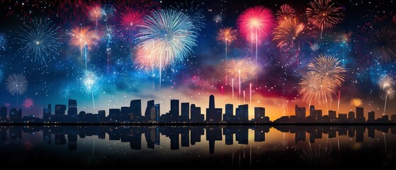 Fototapeta premium Fireworks