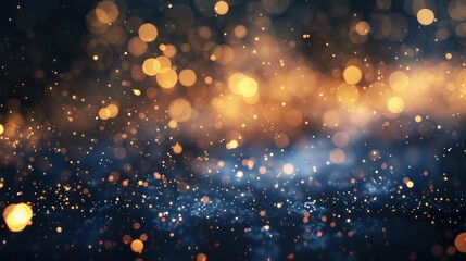 Obraz premium Showcase the elegance of simplicity with a modern template featuring clean lines and subtle shining lights, accentuated by the graceful movement of falling star particles.