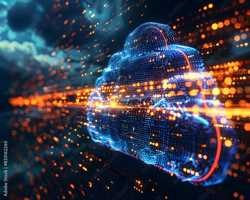 Poster innovative cloud powered and advanced data processing insights for financial technology solutions an