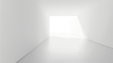 Obraz premium Simple White Background