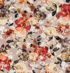 dried flowers background