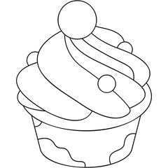 Cupcake Chocolate Icon