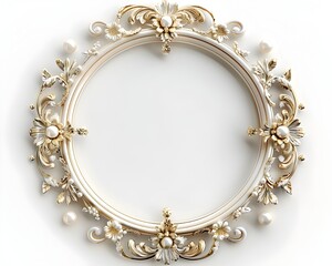 Elegant and Luxurious Pearl Inlaid Frame Ideal for Home or Gallery Displays