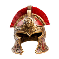 Medieval knight helmet isolated on transparent background PNG cut out clipart.