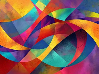 Fototapeta premium Colorful graphic background