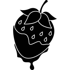 Strawberry Chocolate Icon