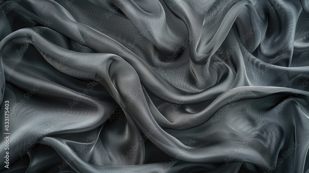Poster abstract background created with gray fabric texture