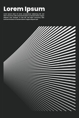 Modern stripes line Template Design. Posters Vector EPS 10