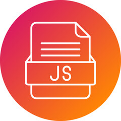 JS File Format Vector Icon Design