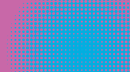Polka dot pop art halftone pattern
