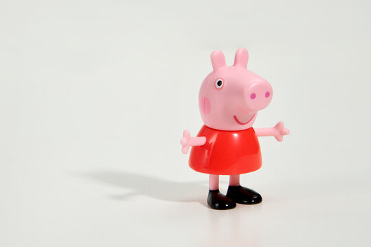 Figure of famous cartoon character Peppa Pig