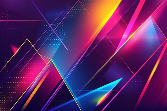 Neon graphic background