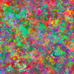 Abstract blur painted seamless background in vibrant neon colors