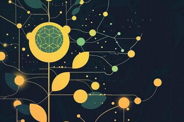 Ecology graphic background