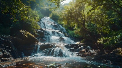 waterfall clear water img