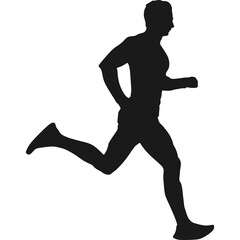 Runnning Silhouette