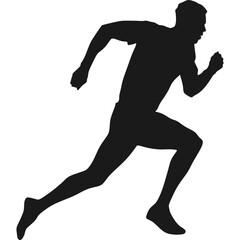 Runnning Silhouette