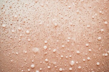droplets on glass