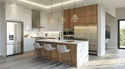 kitchen an open layout img