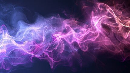 Obraz premium Fractal Smoke with High Resolution Quality for Graphic Design Projects in Cosmos Science and Abstraction