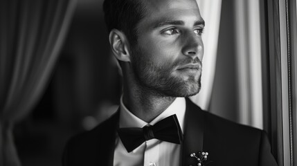 Keep an eye out for the groom