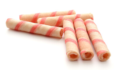  Tasty cinnamon rolls isolated on white, set