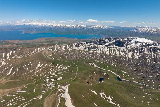Nemrut Lake is the second largest crater lake in the world and the largest in Turkey.