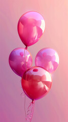 balloons in a glass