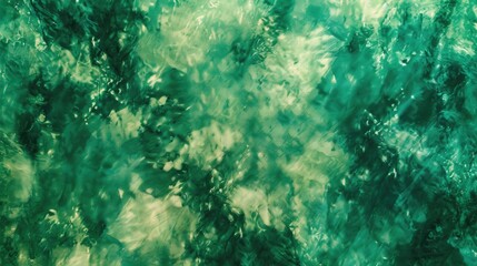 Fototapeta premium Abstract Tie Dye Patterns and Emerald Hues Vibrant Green Fabric and Fashionable Grunge Art