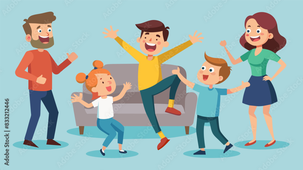 Poster a lively game of charades with each family member taking turns acting out hilarious scenarios and ca