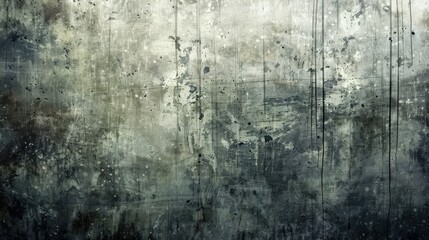 Fototapeta premium Grey grunge metal textured wall background 