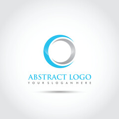 Abstract circle logo design. Vector Illustrator