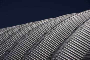 Arched alumium profile shag roof