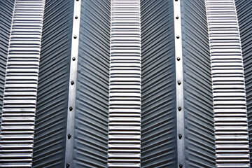 Arched alumium profile shag roof