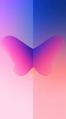 Fototapeta premium Butterfly graphics outdoors purple.