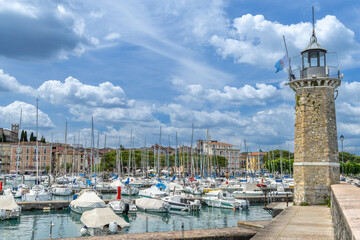 Desenzano del Garda - marina with yachts