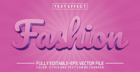 Fashion font Text effect editable