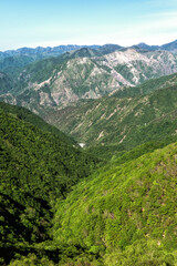 栃木県日光市　半月山からの風景