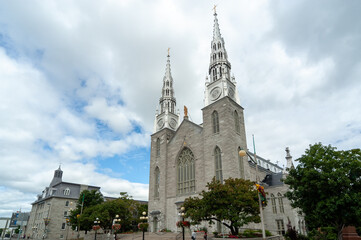 Obraz premium カナダ オタワ ノートルダム大聖堂